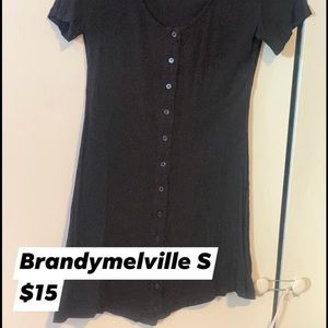 Brandumelville mini shirt dress button down